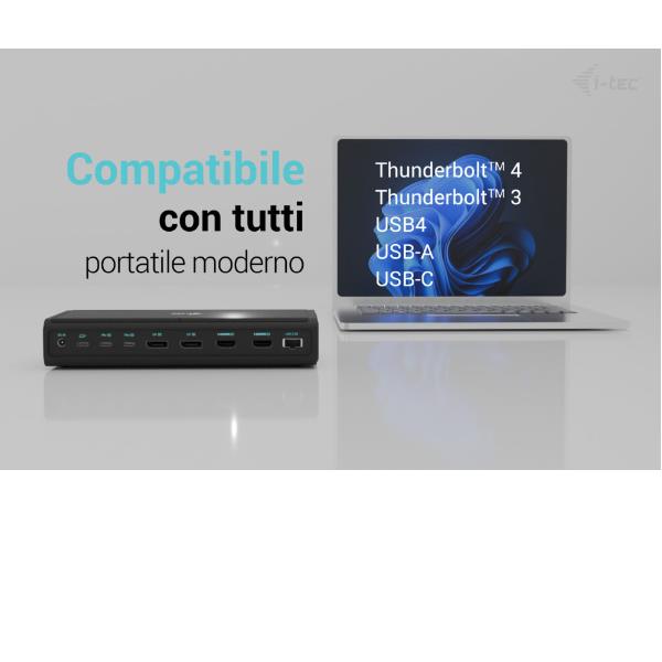 Universal 6X 4K Display Dock Pd140W - immagine 7