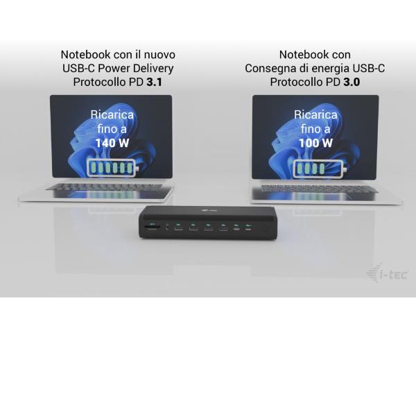 Universal 6X 4K Display Dock Pd140W - immagine 3