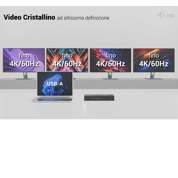 5X 4K/60Hz Display Docking +Pd100W - immagine 2