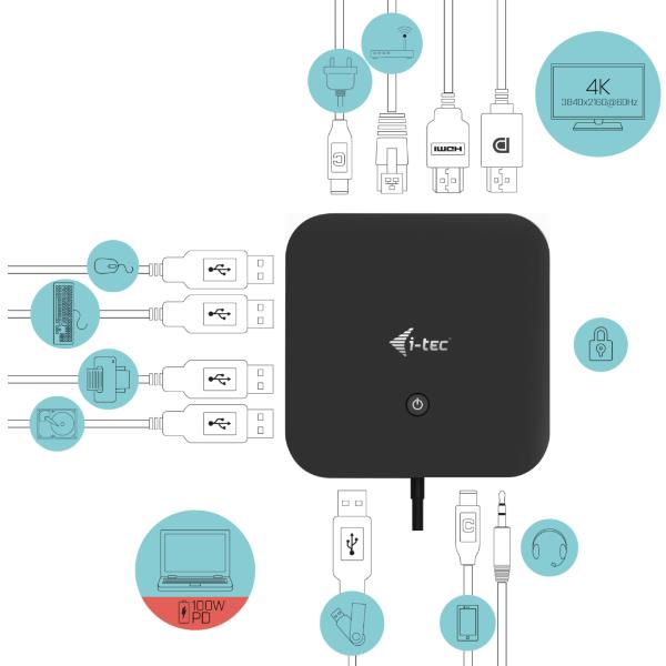 USB-C HDMI DP+P.d.100W+Charg-C112W - immagine 2
