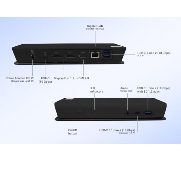 USB-C Smartdock Tripledisplay 65W - immagine 4