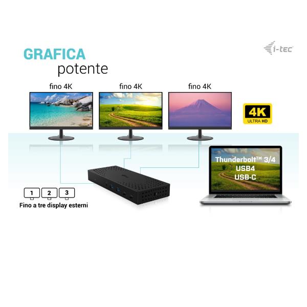 Usb3.0/USB-C/ Thunder3X 4K+P.d.100W - immagine 6