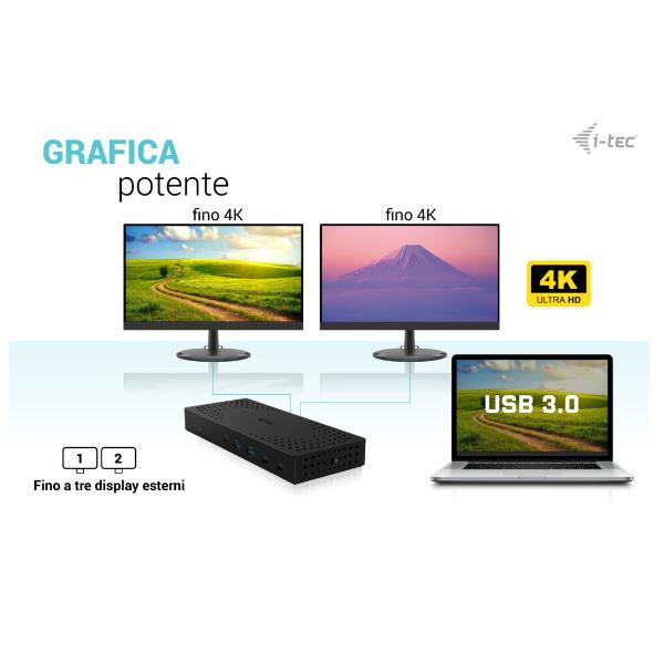 Usb3.0/USB-C/ Thunder3X 4K+P.d.100W - immagine 2