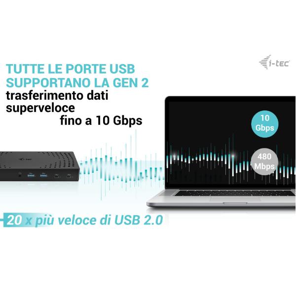 Usb3.0/USB-C/ Thunder3X 4K+P.d.100W - immagine 8