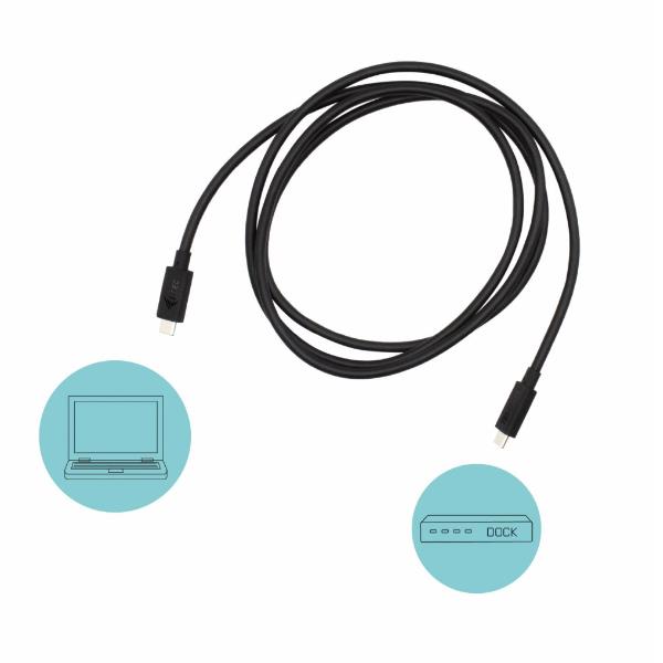 Thunderbolt3 40 Gbps 100W Pw 150Cm - immagine 2