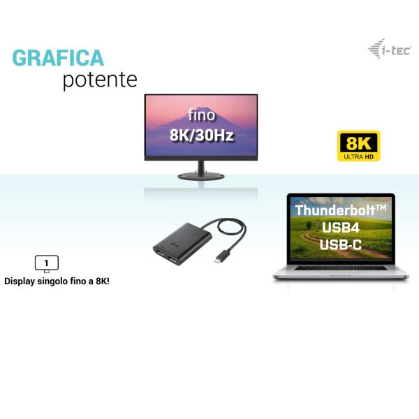 USB-C Dual4K/60Hz DP Videoadapter - immagine 7