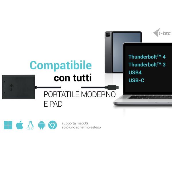 USB-C Dual4K/60Hz DP Videoadapter - immagine 3