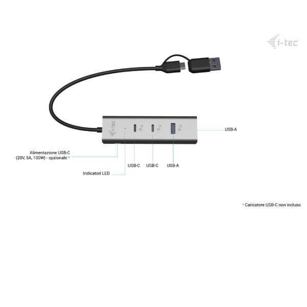 USB-C/USB-A Charging Metal Hub Pd - immagine 5
