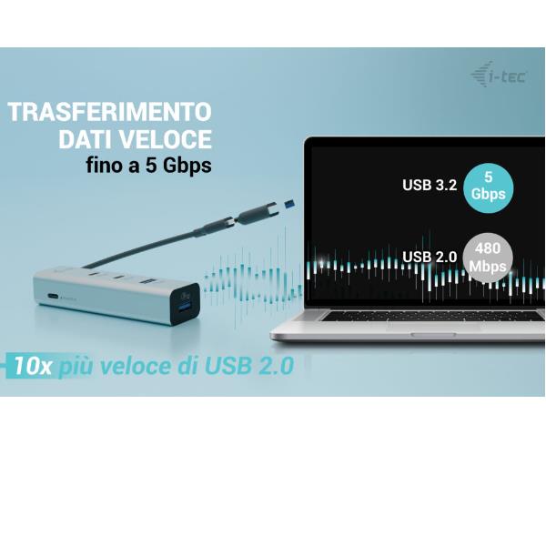 USB-C/USB-A Charging Metal Hub Pd - immagine 7