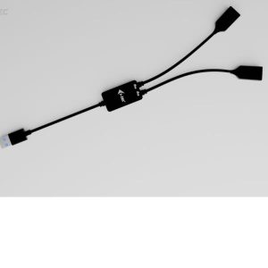 USB-A Cable Hub 2 Port