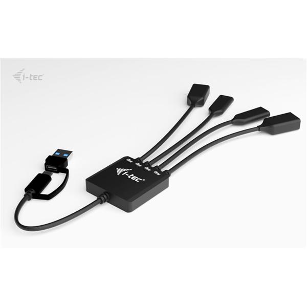 USB-C/USB-A Cable Hub 4 Port - immagine 3