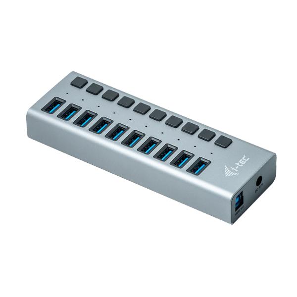 USB 3.0 Charg 10 Port+Pw Adapt 48W