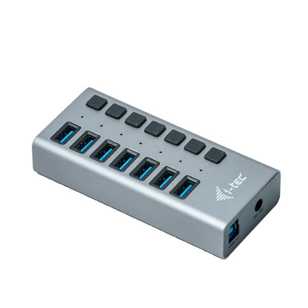 USB 3.0 Charg 7 Port+Pw Adapt 36W - immagine 3