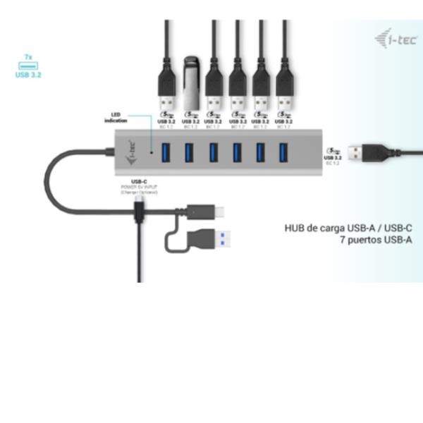 USB-C Charging Metal Hub 7 Port - immagine 2