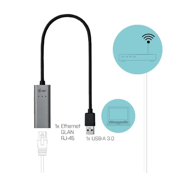 USB 3.0 Metal Gigabit Ethernet Adap - immagine 6