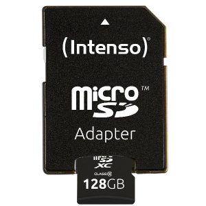 Micro Sd Con Adattatore 128Gb C10