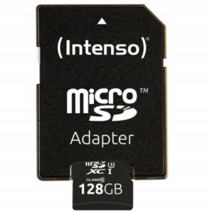 Micro Sd Con Adattatore 128Gb Uhs