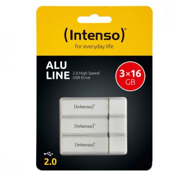 Chiavetta 16Gb Argento USB 2.0 3Pz. - immagine 2