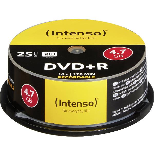 Dvd+R 4.7Gb 16X Spindle 25Pz