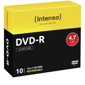 Dvd-R 4.7Gb 16X Slim Case 10Pz