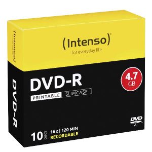 Dvd+R 4.7Gb 16X Slim Case 10Pz