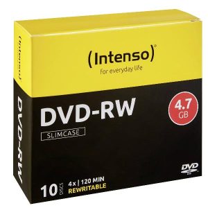 Dvd-Rw 4.7Gb 4X Slim Case 10Pz.