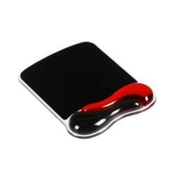 Duo Gel Mousepad Wave Nero/Rosso