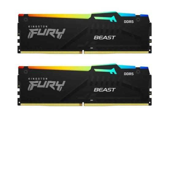 16Gb 5600Mts DDR5 Dimm Kit2 F.b RGB - immagine 3