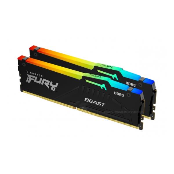 64Gb 5200Mts DDR5 Dimm Kit2 F.b RGB - immagine 2