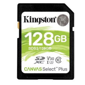 128Gb Sdxc Canvas Select Plus