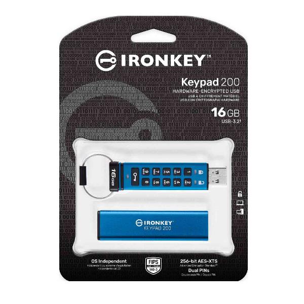16Gb Ironkey Keypad 200 Encrypted - immagine 4