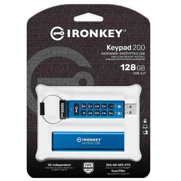 128Gb Ironkey Keypad 200 Encrypted - immagine 4