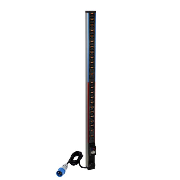 Pdu Vert20 4Out C13C19 Mcb Iec60309