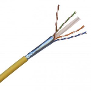 Cavo U/Utp Cat.6A Cca Giallo 500M