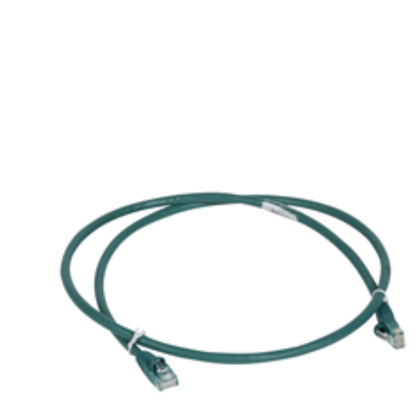 Patch U/Utp Cat.6 Lshf Verde 1M - immagine 2