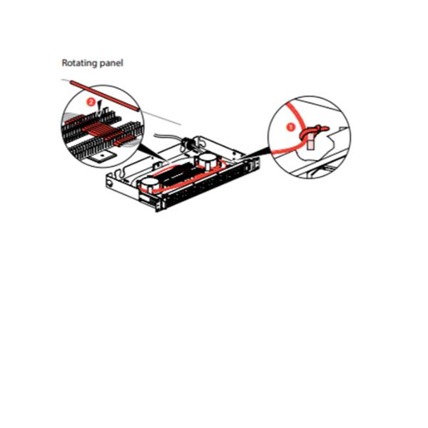 Cass.fo 1U Con 24 LCD Mm Nero - immagine 3