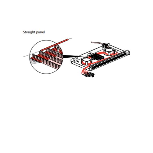 Cass.fo 1U Con 24 LCD Sm Nero - immagine 2