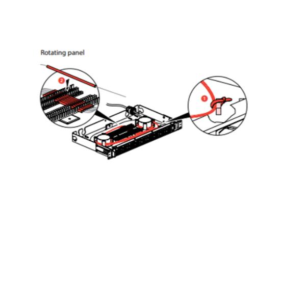 Cass.fo 1U Con 24 LCD Sm Nero - immagine 3