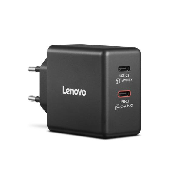 Lenovo Dual USB-C 65W Gan Charger - immagine 2