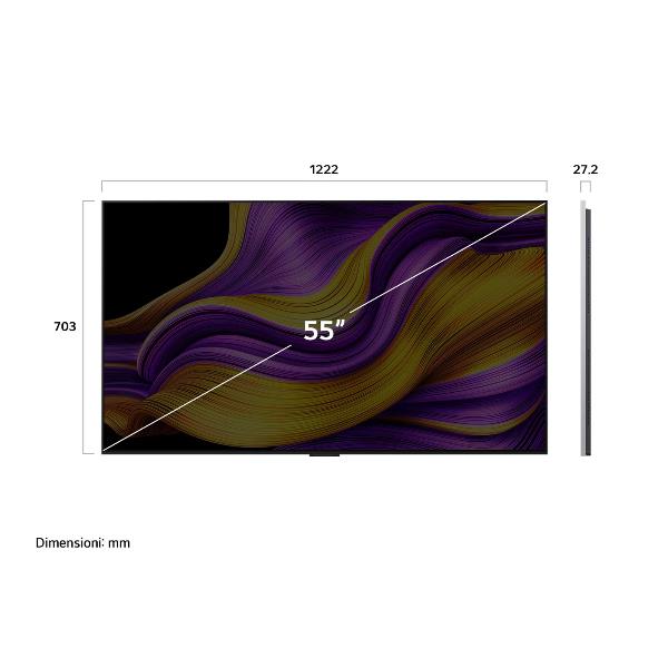 55 OLED Evo G5 4K UHD Base C Webo25 - immagine 2