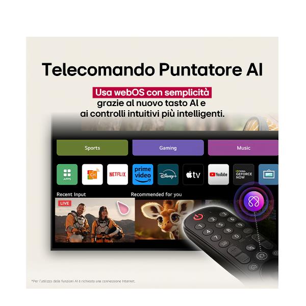 65 OLED Evo C5 4K UHD Webos25 Basec - immagine 7