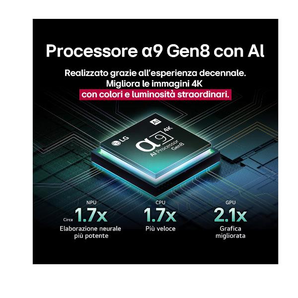 42 OLED Evo C5 4K UHD P.lat Webos25 - immagine 4