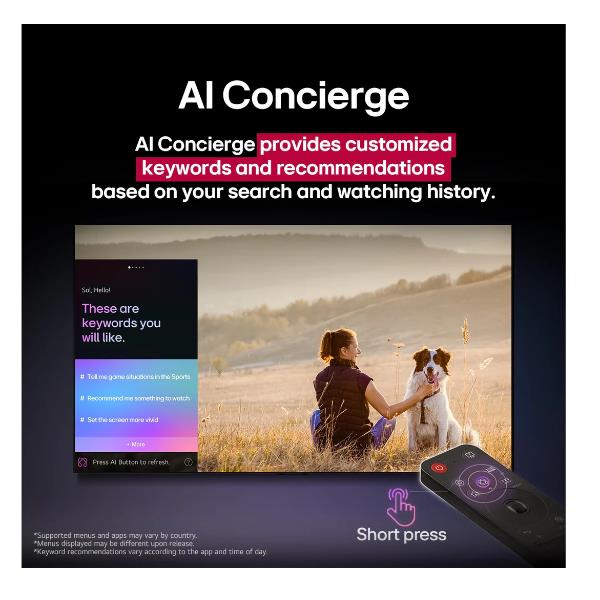 55 Ua75 4K UHD Piedini Lat Webos25 - immagine 4