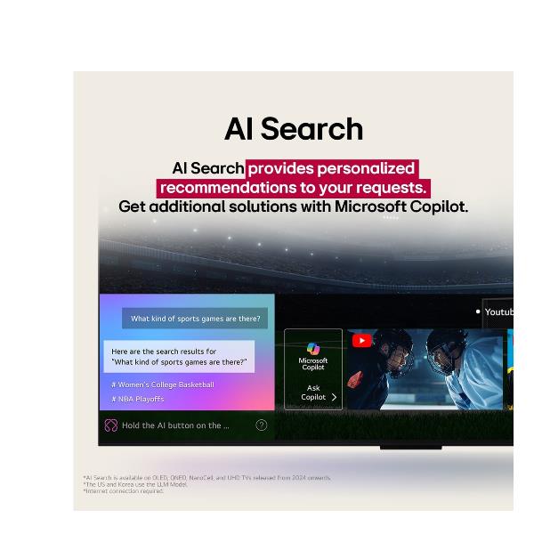 43 Ua75 4K UHD Piedini Lat Webos25 - immagine 6