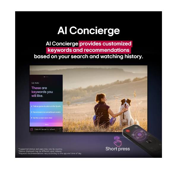 43 Ua75 4K UHD Piedini Lat Webos25 - immagine 3