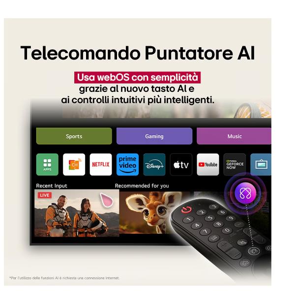 65 Qned 86A 4K UHD Webos25 Base Cen - immagine 4