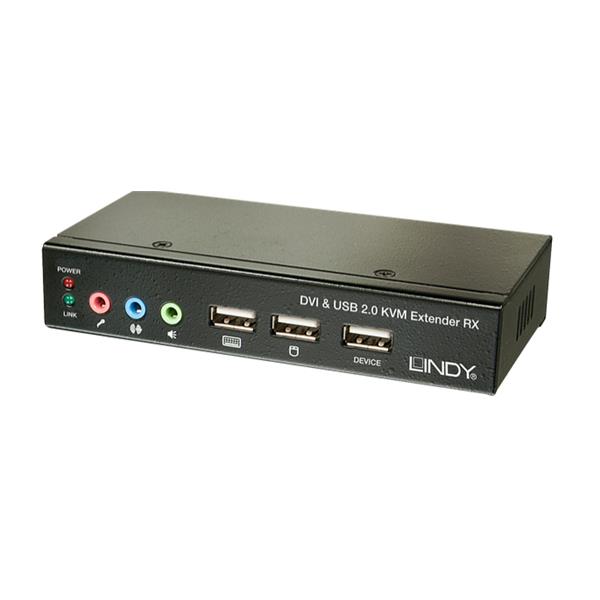 Extender Kvm Cat.6 DVI USB Audio