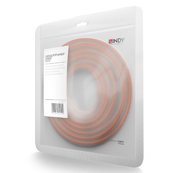 Cavo Cat.6 S/Ftp Arancione 3M - immagine 3