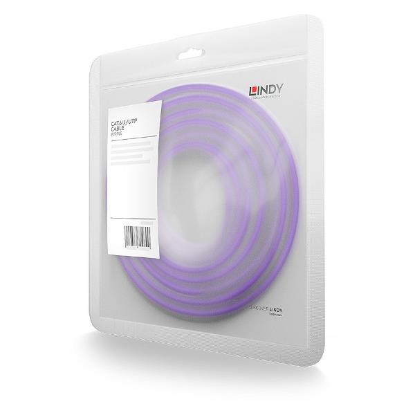 Cavo Di Rete Cat.6 Utp Viola 0 3M - immagine 3