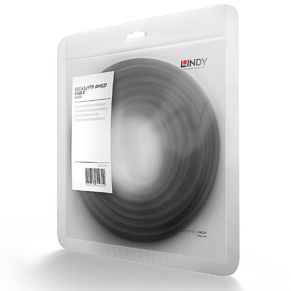 Cavo Cat.6 S/Ftp Nero 0 5M - immagine 3